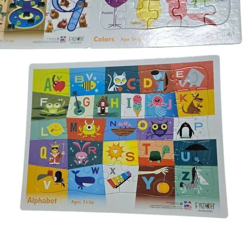 4 Patch Toy learning puzzles 3+